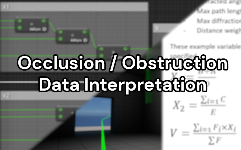 Occlusion / obstruction data interpretation